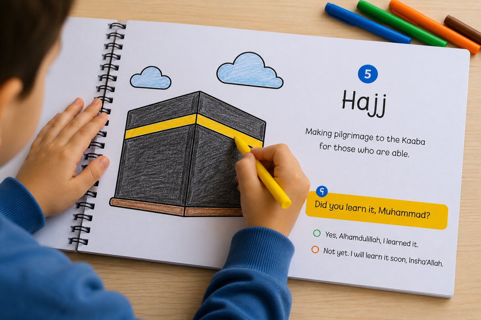 Printed workbook
